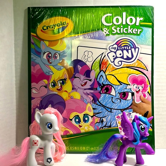 Hasbro & Crayola Toys My Little Pony Three Inch Rare